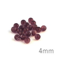 Perle oeil de chat 4mm violet clair
