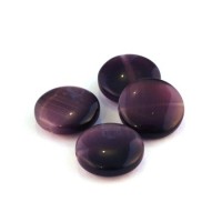 Perle palet oeil de chat 15mm violet