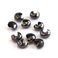 Caches perles à écraser 3mm gunmetal
