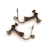 Attaches boucles d'oreilles clip à vis