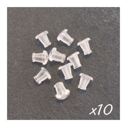 Embouts bouchons pour boucles d'oreilles