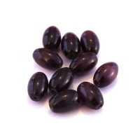Perle oeil de chat olive 8mm violet x10