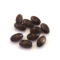 Perle oeil de chat olive 6mm marron x10