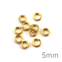 Anneaux 5mm dorées
