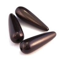 perle magique goutte gris noir 30mm