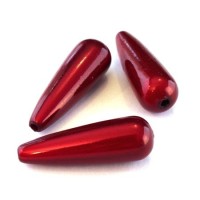 Perle magique goutte 30mm rouge x1