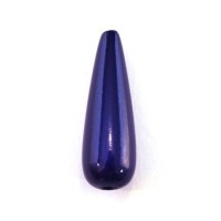 Perle magique goutte 30mm bleu foncé