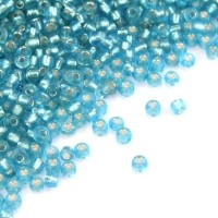 Perles de rocailles 2mm aquamarine