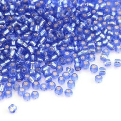 Perles de rocailles 2mm bleuet