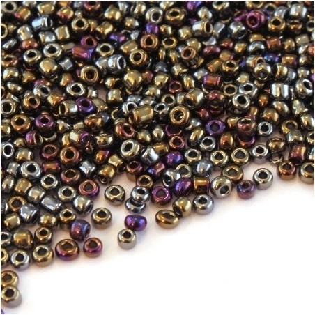 Perles De Rocaille En Verre - Lot De 2000 Pièces - Diamètre 2 Mm, Trou 1 Mm - Couleur Vert Foncé Irisée - Pour Bijoux DIY (colliers, Bracelets, Boucles D'oreilles) - 3