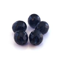 Perles à facettes 12mm bleu montana