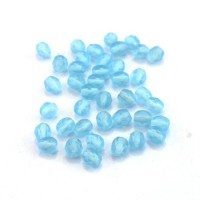 Perles à facettes 4mm glacier mat x40