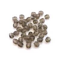 Perles à facettes 4mm black diamond x40