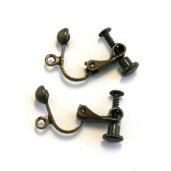 Attaches boucles d'oreilles clip à visser