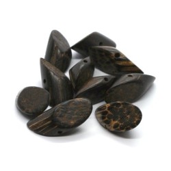 Perles en bois exotique patikan