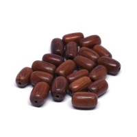 Perles en bois exotique grain de riz 9mm