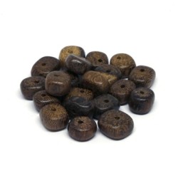 Perles en bois exotique robles