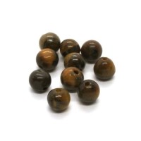 Perles oeil de tigre 4mm