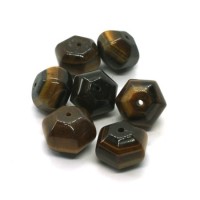 Perle oeil de tigre lampion 14mm