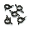 Fermoir à ressort 10mm gunmetal x5