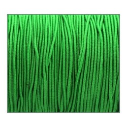 Fil élastique gainé 1mm couleur vert - au mètre