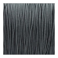 Fil élastique gainé 1mm couleur gris - au mètre