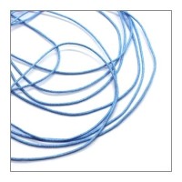 Fil nylon tressé 1mm bleu clair - au mètre