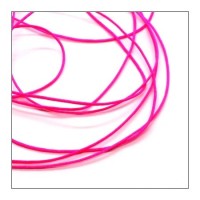 Fil de nylon tressé 1mm rose fluo - au mètre