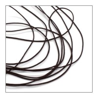 Fil nylon tressé 1mm marron - au mètre