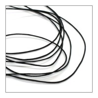 Fil nylon tressé 1mm noir - au mètre