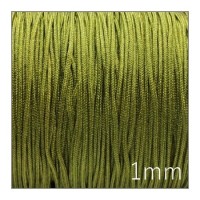 Fil nylon tressé 1mm vert