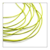 Fil de nylon tressé 1mm vert jaune - au mètre
