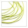 Fil de nylon tressé 1mm vert jaune - au mètre