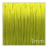 Fil nylon tressé 1mm vert jaune