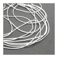 Fil de nylon tressé 1mm blanc - au mètre