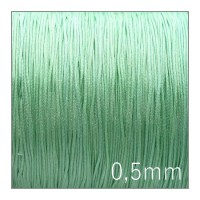 Fil nylon tressé 0,5mm vert pistache