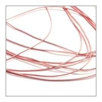 fil nylon tressé 0,5mm rose pêche