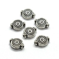 Perles disques en métal