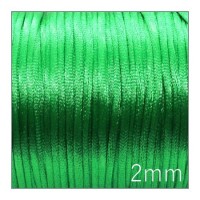 Cordon satin queue de rat 2mm vert clair