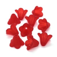 Perles fleurs lucite acrylique 14mm lucite x10