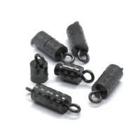 5 Fermoirs à visser gunmetal