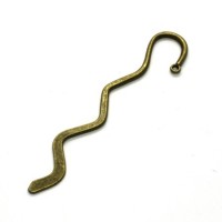 Support marque page zig zag bronze 82mm