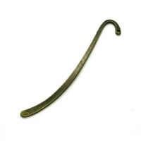 Support marque page lisse bronze