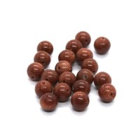 Perles goldstone 4mm ronde x20