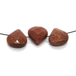 Perles goldstone pierre de soleil