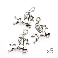 Breloque cheval pégase