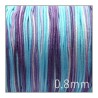 5m fil nylon tressé multicolore 0,8mm - modèle E