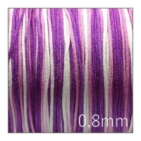 5m fil nylon tressé multicolore 0,8mm - modèle G