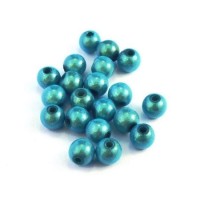 Perle magique 6mm turquoise foncé x20