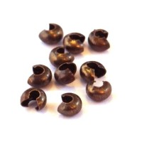 Caches perles à écraser 3mm cuivre